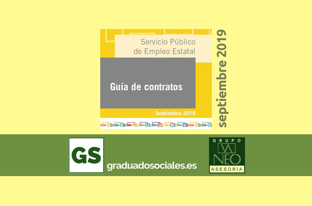 Guía de contratos de trabajo: SEPTIEMBRE 2019